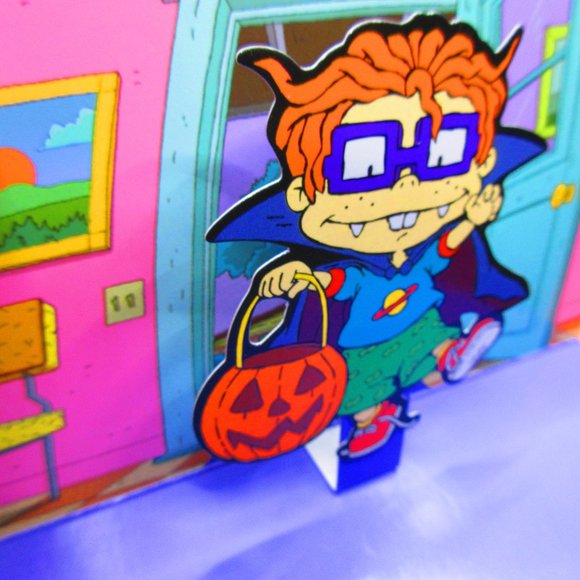 Nickelodeon Halloween Card Chuckie Rugrats With Envelope - Picture 3 of 4